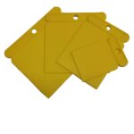 Σπατουλαδόροι σετ 4τεμ. πλαστικοί κίτρινοι 50 – 75 – 100 – 120mm