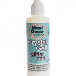 Crystal Gel Pen με-glitter, 90ml με-glitter 90ml