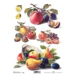 Ριζόχαρτο “fruits” 21×29εκ. (ITD-R397)