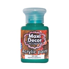 Ακρυλικά χρώματα Maxi Decor πετρόλ-ανοιχτό 60ml 49