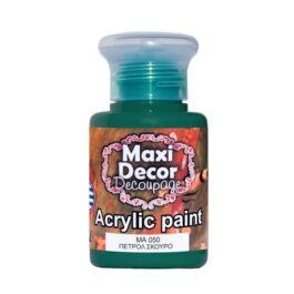 Ακρυλικά χρώματα Maxi Decor πετρόλ-σκούρο 60ml 50