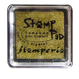 Stamperia Ταμπόν 3x3cm Χρυσό