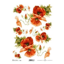 Ριζόχαρτο “red anemone”Α4 (ITD-R958)