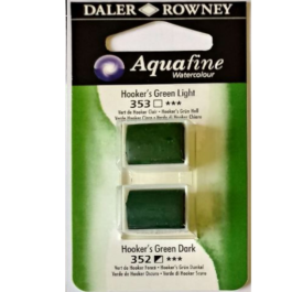 Χρώμα Ακουαρέλας DR AQUAFINE H/P BLISTER SET 15 HOOKERS GREEN LT/DK 131017015