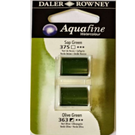 Χρώμα Ακουαρέλας DR AQUAFINE H/P BLISTER SET 16 SAP GREEN/OLIVE 131017016