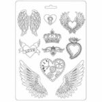 Stamperia Φόρμα Πηλού A4 Hearts and Wings K3PTA448
