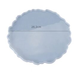 Καλούπι σιλικόνης γεώδης λίθος στρογγυλός, 26.2x1cm 248750 ad30