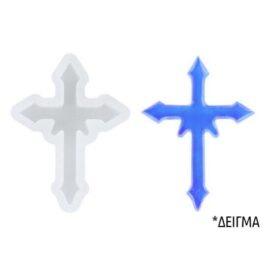 Καλούπι Σιλικόνης για Ρητίνες – Σταυρός – 38.5×28.5x7mm 8100791