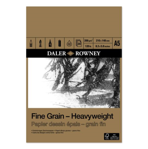 Μπλοκ Σχεδίου Fine Grain Daler-Rowney Α5