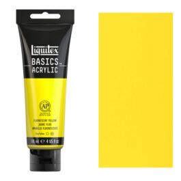 Liquitex Basics 118ml Acrylic 981 Fluorescent Yellow