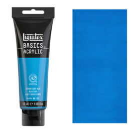 Liquitex Basics 118ml Acrylic 984 Fluorescent Blue