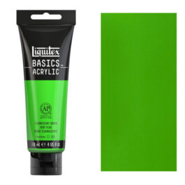 Liquitex Basics 118ml Acrylic 985 Fluorescent Green