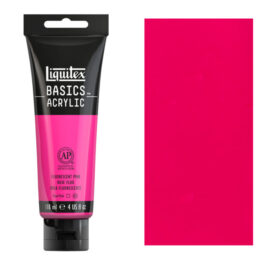 Liquitex Basics 118ml Acrylic 987 Fluorescent Pink