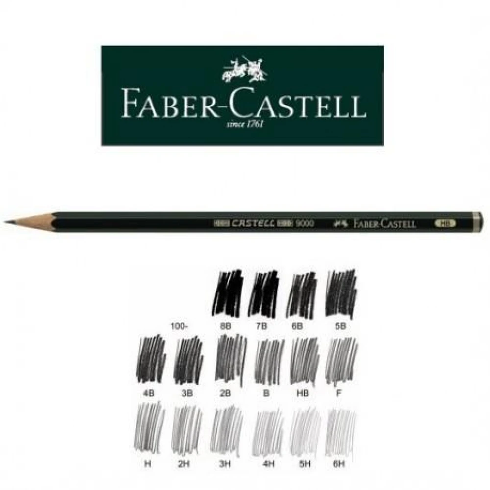 Faber Castell Μολύβι 9000 8B - Image 2