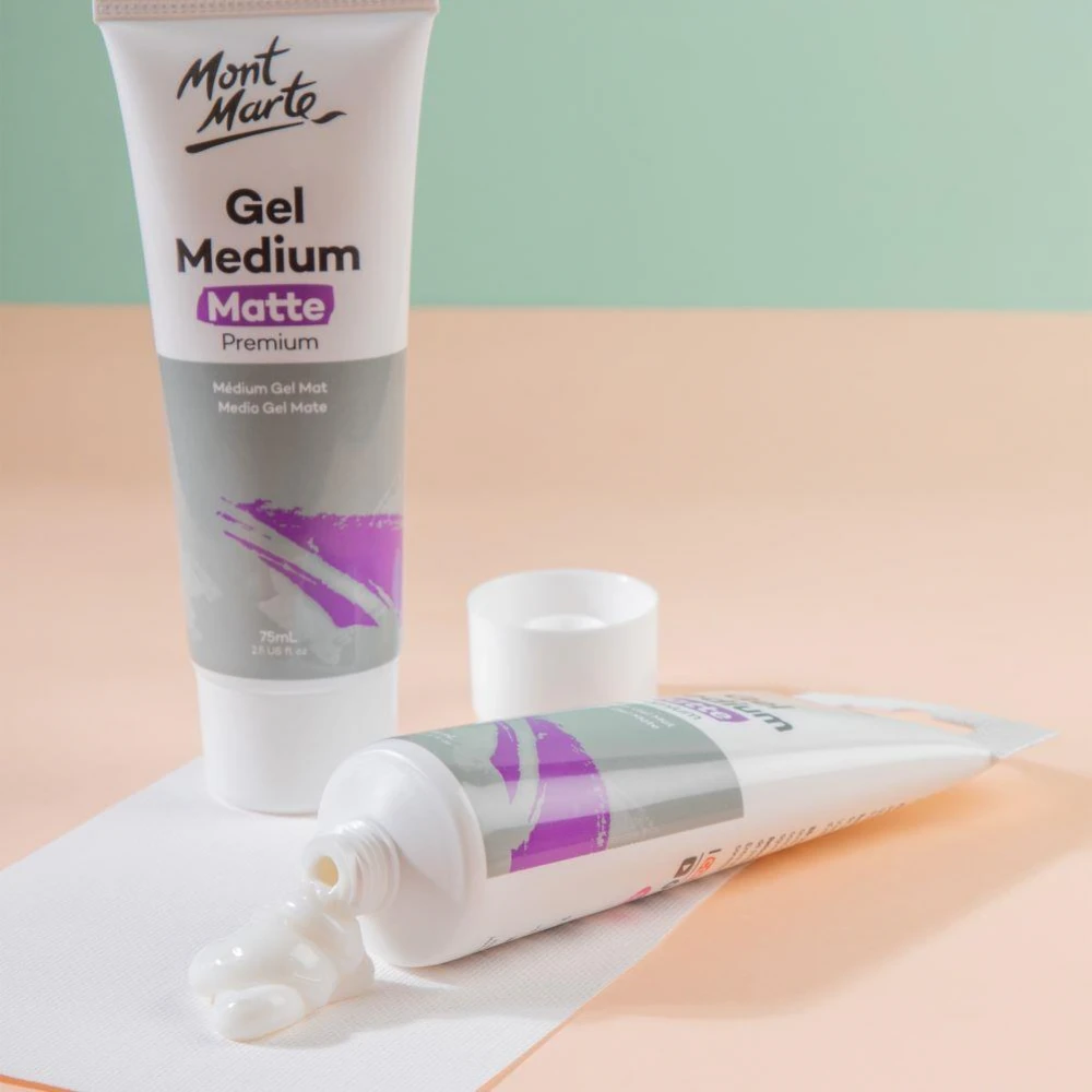 Mont Marte 75ml Gel Medium Matte - Image 2